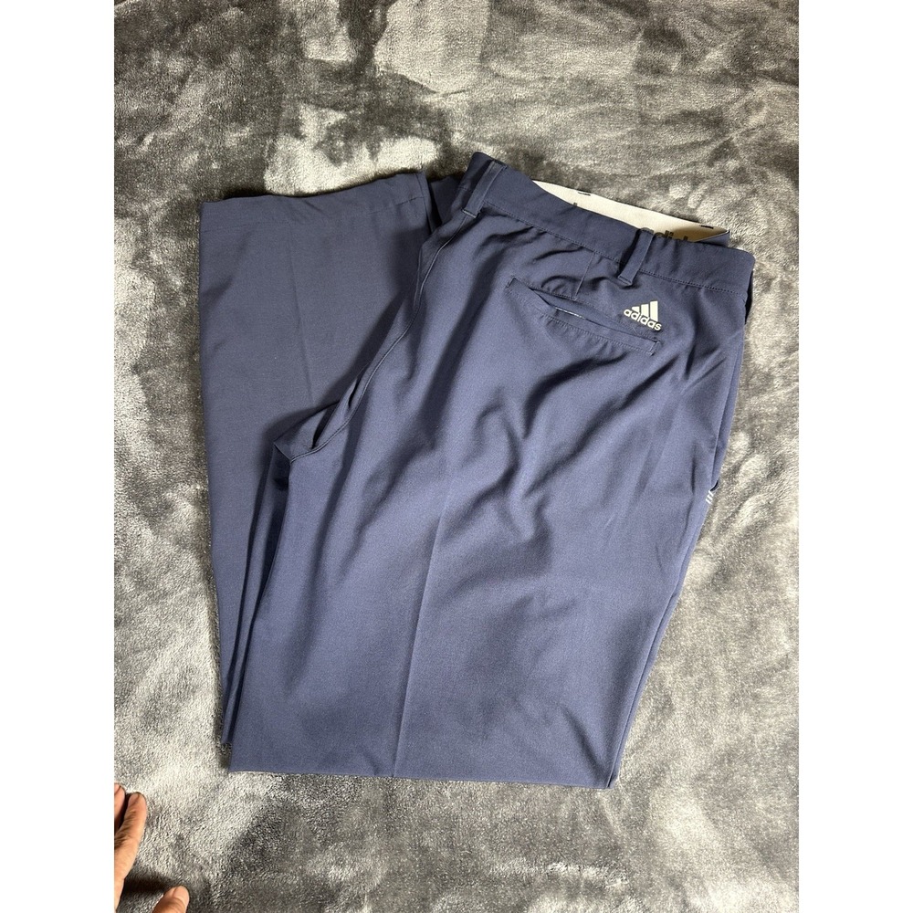 Adidas Golf Pants Men's 30x32 Climate Pleated Blue Casual Lightweight Performanc